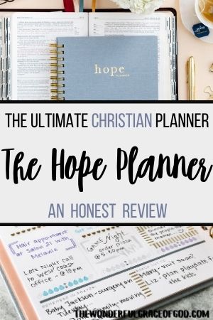 the ultimate christian planner the hope planner review