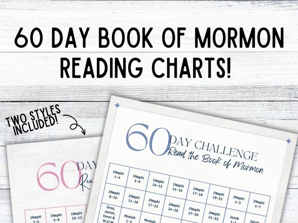 read the book of mormon in 60 days