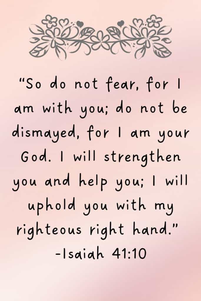 do not fear bible verse