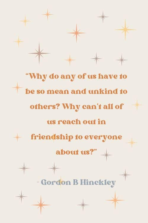lds quotes about kindness