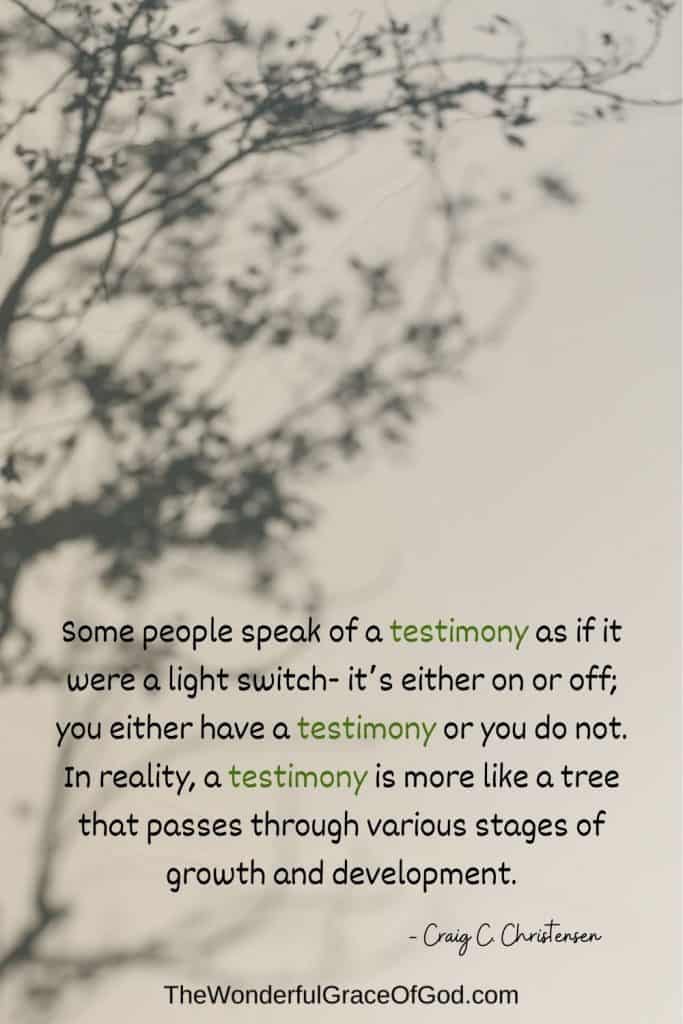 lds testimony quotes
