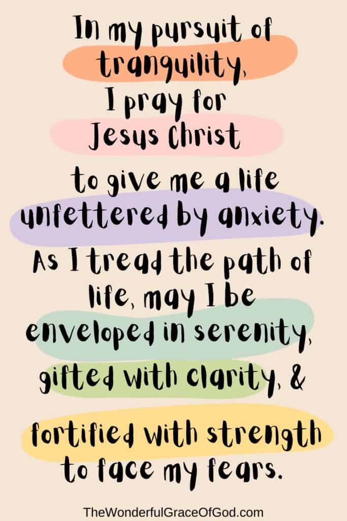 prayers against anxiety. prayers for anxiety