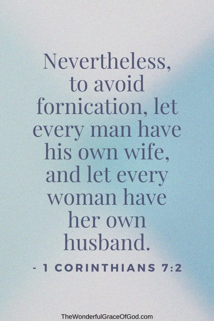 a good husband bible verse, bible verses for husbands, christian quotes, 1corinthians 7:2