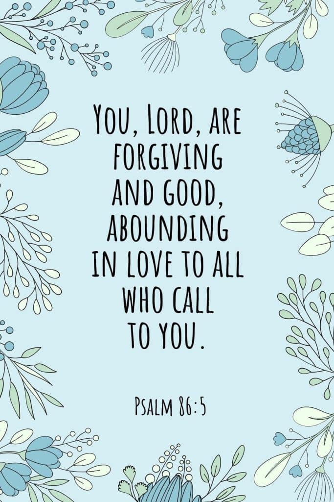23 best bible verses about forgiveness and repentance! These quotes from the Bible about forgiving and repenting are all excellent study resources.
