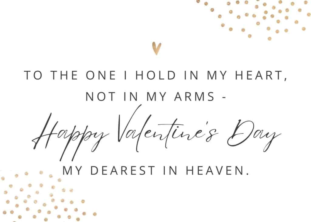 Valentines Day Quotes for Husband In Heaven | valentine's day quotes for widows | missing him valentine's day