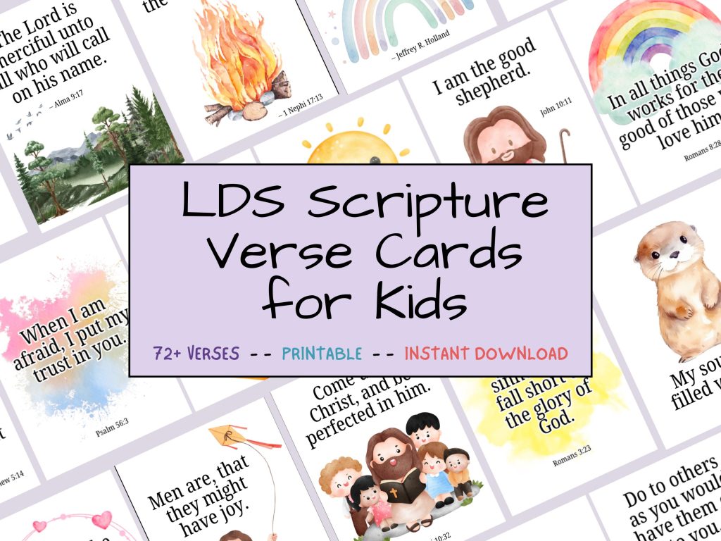 lds scriptures for kids, book of mormon verses for kids, bible verses for kids, lds quotes for kids