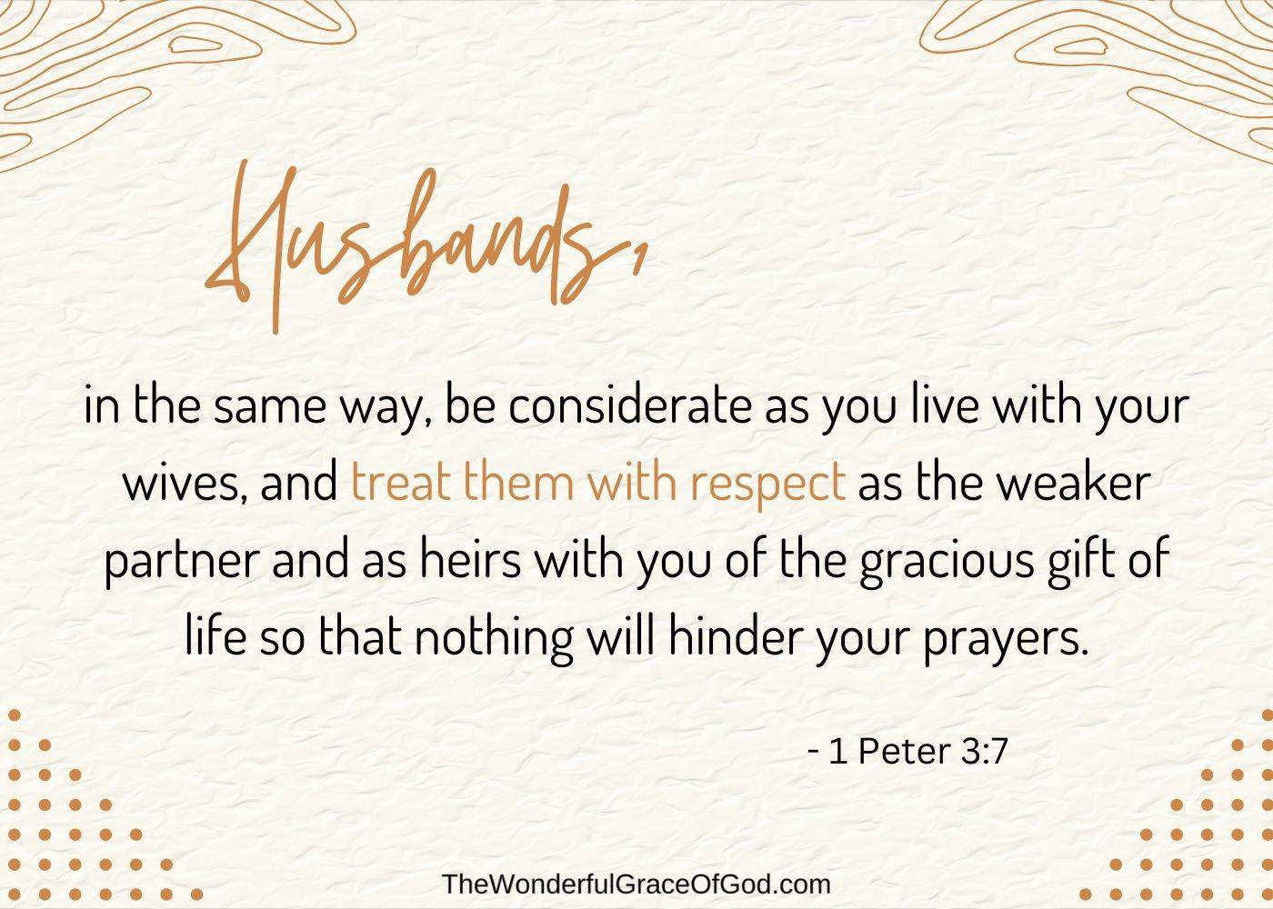 Top 19 Good Husband Bible Verses - The Wonderful Grace of God