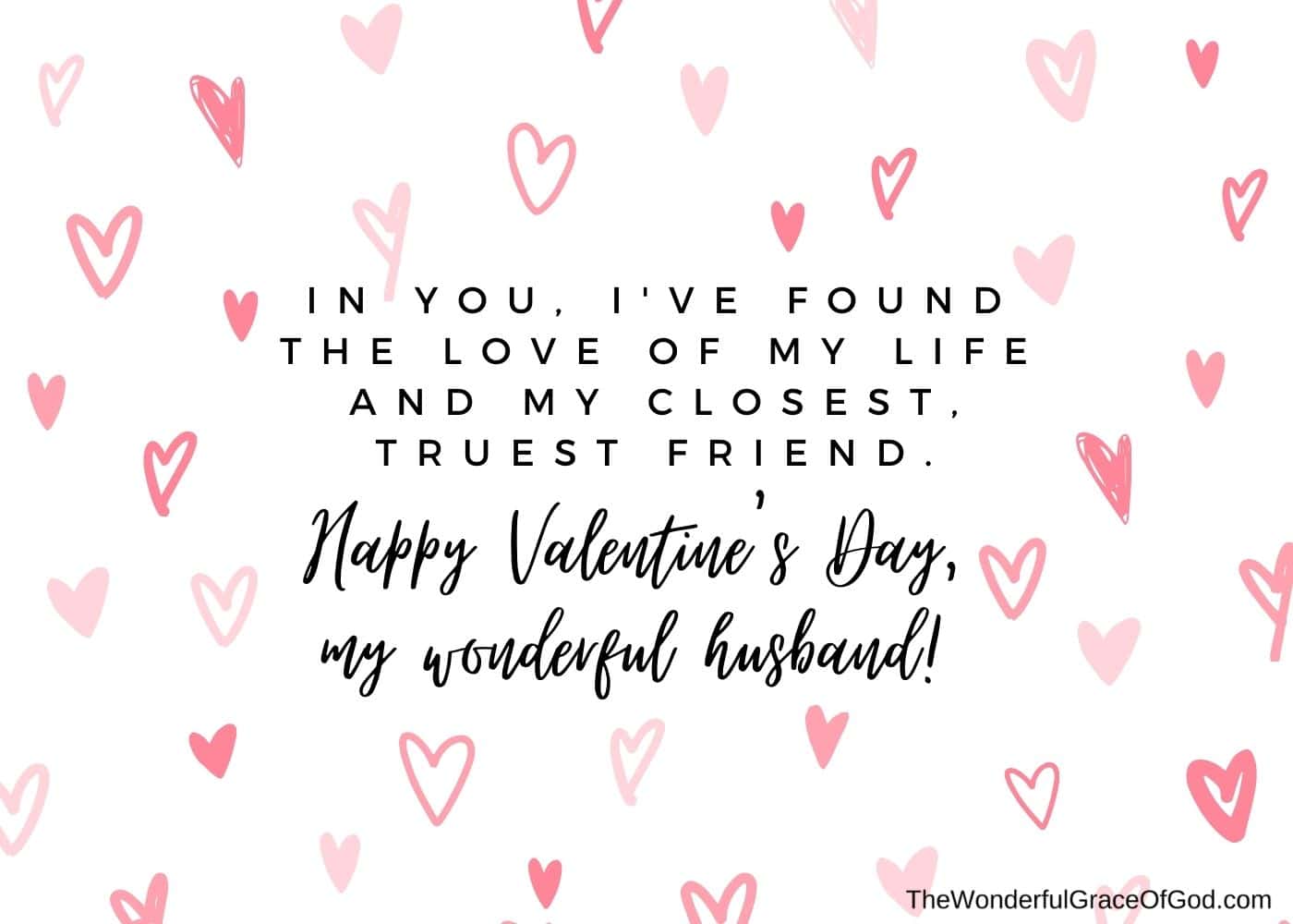 20 Sweetest Valentine's Day Quotes for Husband wtih E-Cards! - The ...