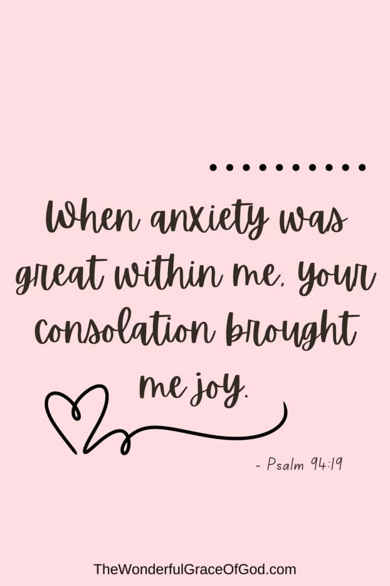 35 Comforting Bible Verses About Mental Health & Well Being The Wonderful Grace of God