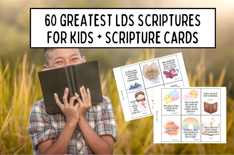 lds scriptures for kids, book of mormon verses for kids, bible verses for kids, lds quotes for kids