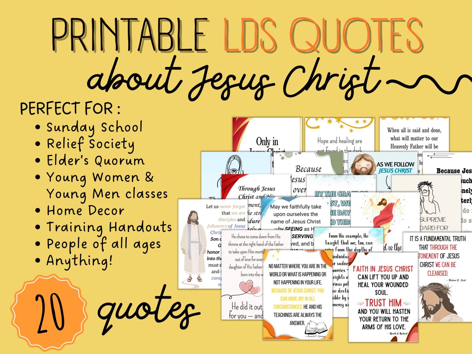 Top 20 LDS Quotes About Jesus Christ & His Love For Us - The Wonderful ...