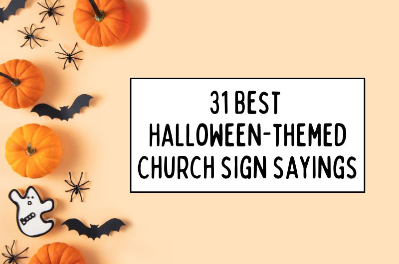 halloween church sign sayings, christian halloween, church marquee ideas,